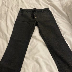 Black Denim Jeans Dolce & Gabbana Italian Size 44, US size S/M, slim straight